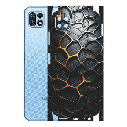 Samsung M/F/Note/Flip and C Phone Skins (All Models) - New Abstract Graphite Tiles - Matte Finish (M-130) Samsung Galaxy F42 (5G)