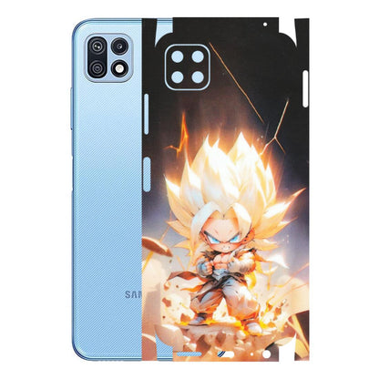 Samsung M/F/Note/Flip and C Phone Skins (All Models) - Goku Dragon Cute Anime - Matte Finish (M-131) Samsung Galaxy F42 (5G)