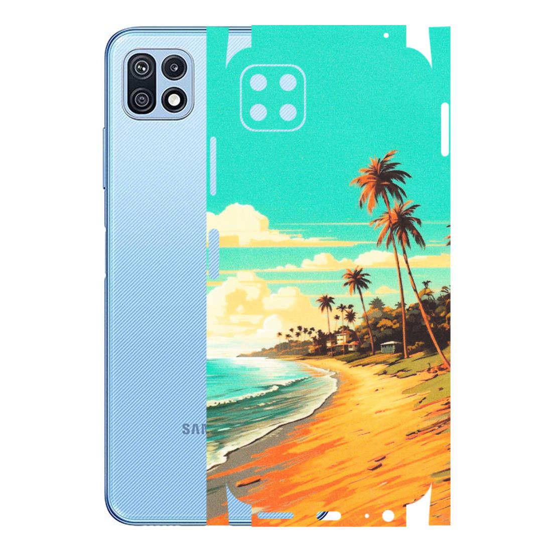 Samsung M/F/Note/Flip and C Phone Skins (All Models) - Miami Beach - Matte Finish (M-136) Samsung Galaxy F42 (5G)