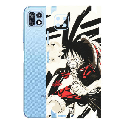 Samsung M/F/Note/Flip and C Phone Skins (All Models) - Monkey D.Luffy Manga Anime - Matte Finish (M-145) Samsung Galaxy F42 (5G)