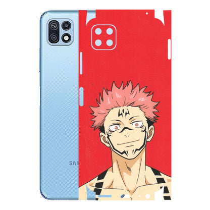Samsung M/F/Note/Flip and C Phone Skins (All Models) - Ryomen Sukuna Fun Anime - Matte Finish (M-153) Samsung Galaxy F42 (5G)