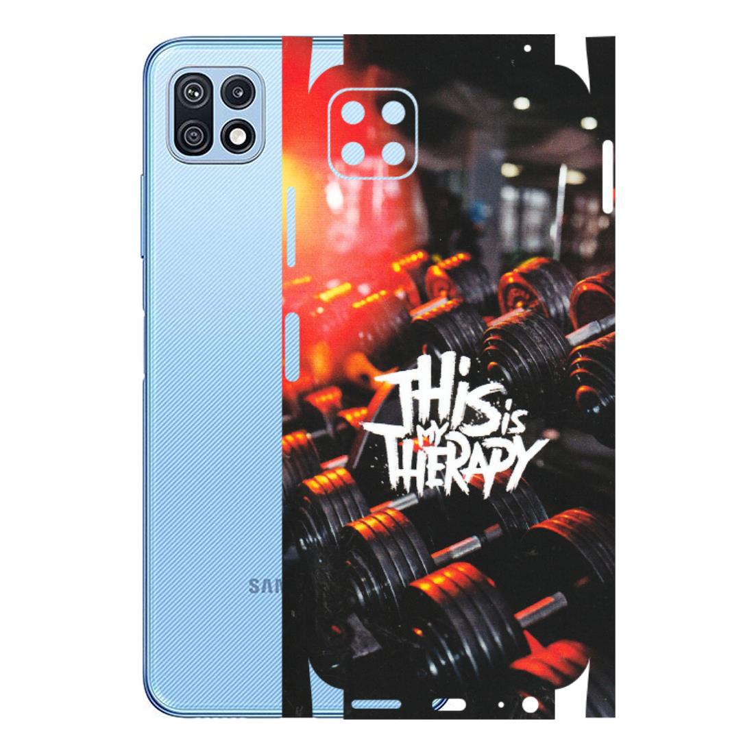 Samsung M/F/Note/Flip and C Phone Skins (All Models) - GYM Lover Therapy - Matte Finish (M-160) Samsung Galaxy F42 (5G)