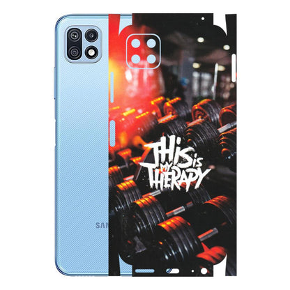 Samsung M/F/Note/Flip and C Phone Skins (All Models) - GYM Lover Therapy - Matte Finish (M-160) Samsung Galaxy F42 (5G)