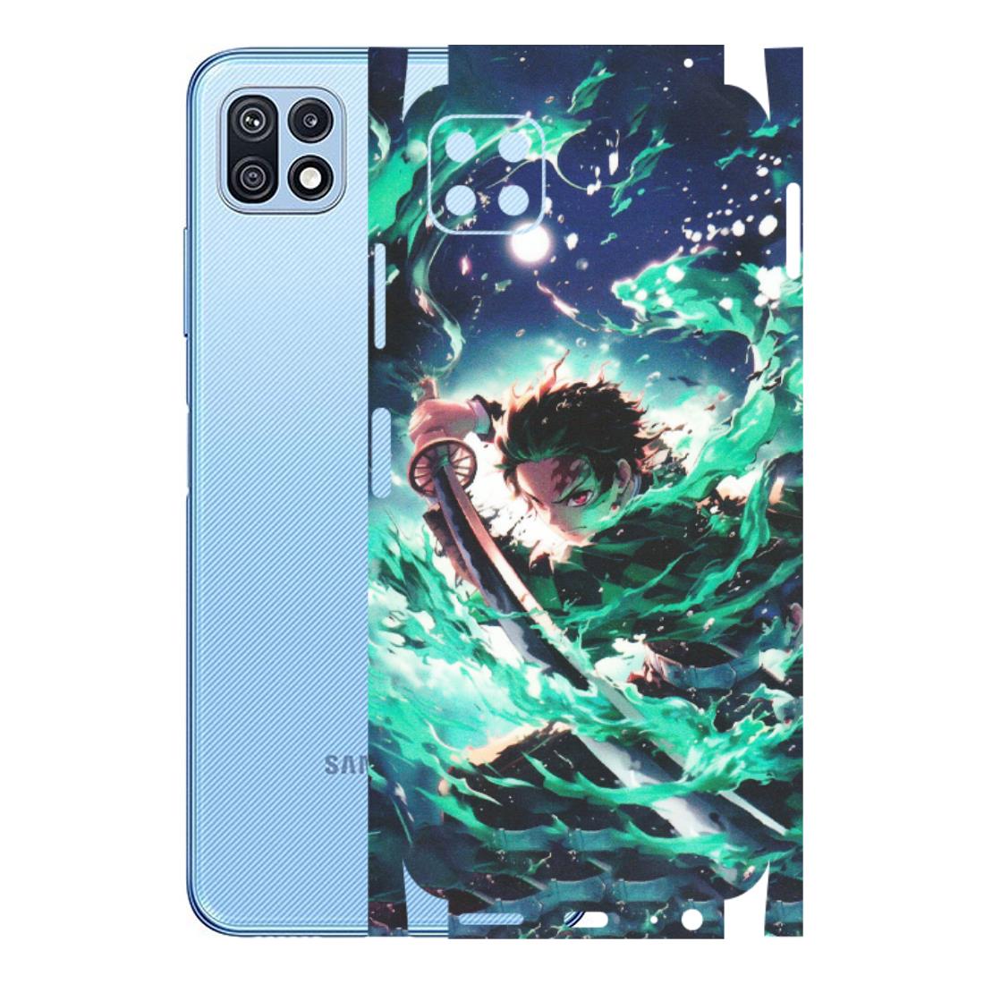 Samsung M/F/Note/Flip and C Phone Skins (All Models) - Sword Fighter Anime - Matte Finish (M-29) Samsung Galaxy F42 (5G)
