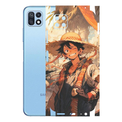 Samsung M/F/Note/Flip and C Phone Skins (All Models) - Anime Character Smile - Matte Finish (M-33) Samsung Galaxy F42 (5G)