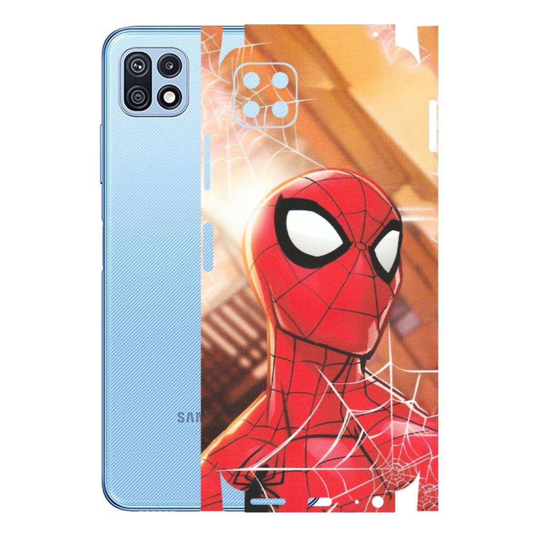 Samsung M/F/Note/Flip and C Phone Skins (All Models) - Spiderman Face New - Matte Finish (M-41) Samsung Galaxy F42 (5G)
