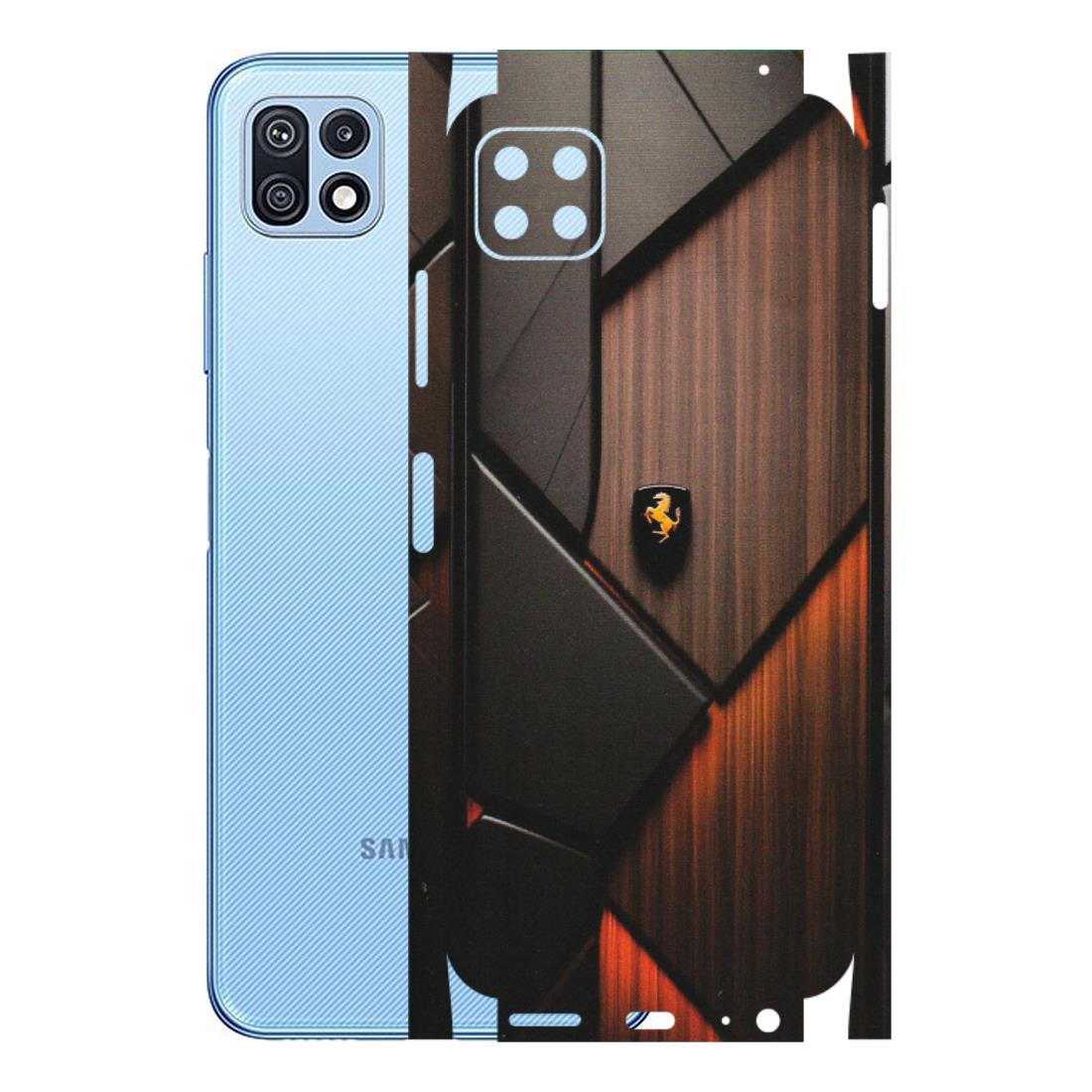 Samsung M/F/Note/Flip and C Phone Skins (All Models) - Lambo Beauty Wood Pattern Sober - Matte Finish (M-51) Samsung Galaxy F42 (5G)