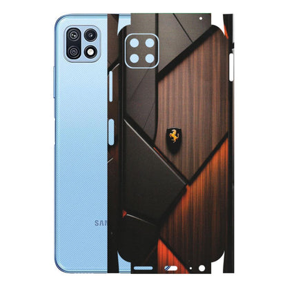 Samsung M/F/Note/Flip and C Phone Skins (All Models) - Lambo Beauty Wood Pattern Sober - Matte Finish (M-51) Samsung Galaxy F42 (5G)