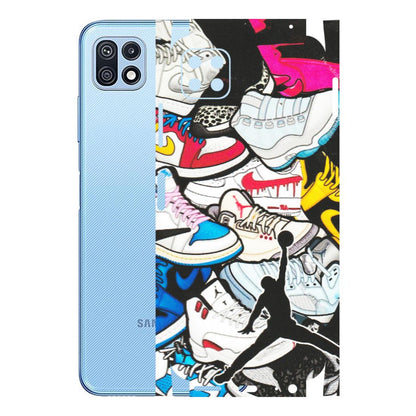 Samsung M/F/Note/Flip and C Phone Skins (All Models) - Jordan Sneakers Fan - Matte Finish (M-80) Samsung Galaxy F42 (5G)