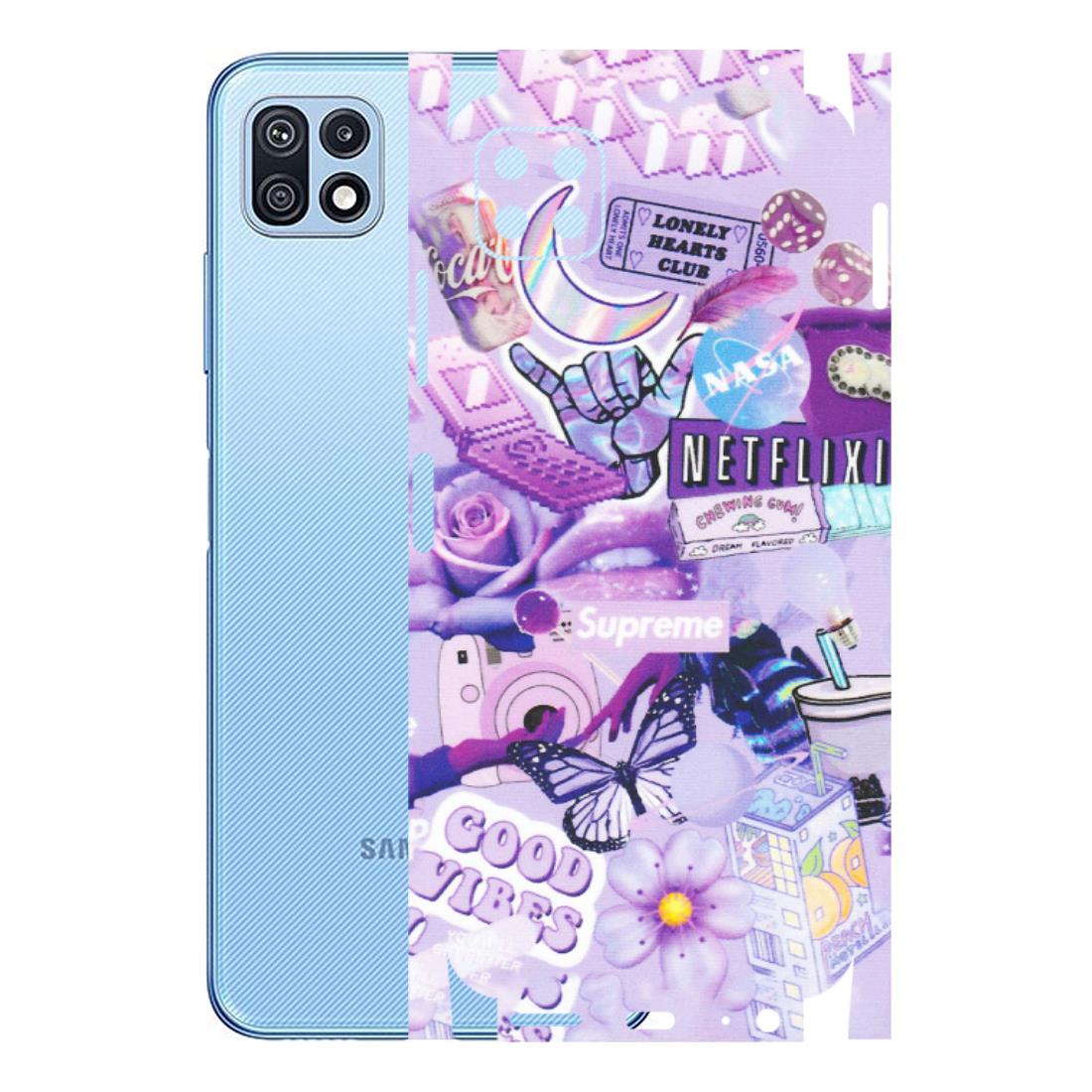 Samsung M/F/Note/Flip and C Phone Skins (All Models) - Supreme Purple Magic - Matte Finish (M-88) Samsung Galaxy F42 (5G)