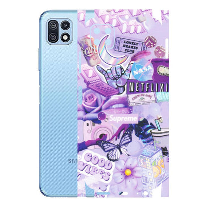 Samsung M/F/Note/Flip and C Phone Skins (All Models) - Supreme Purple Magic - Matte Finish (M-88) Samsung Galaxy F42 (5G)