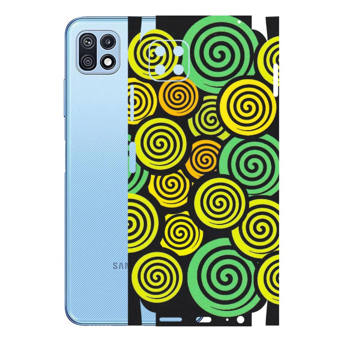 Samsung M/F/Note/Flip and C Phone Skins (All Models) - Crazy Spiral - Matte Finish (M-91) Samsung Galaxy F42 (5G)