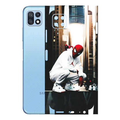 Samsung M/F/Note/Flip and C Phone Skins (All Models) - Sportsman Spider Man - Matte Finish (M-94) Samsung Galaxy F42 (5G)