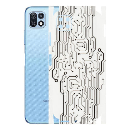 Samsung M/F/Note/Flip and C Phone Skins (All Models) - Tech Circuits - Transparent Finish (T-03) Samsung Galaxy F42 (5G)