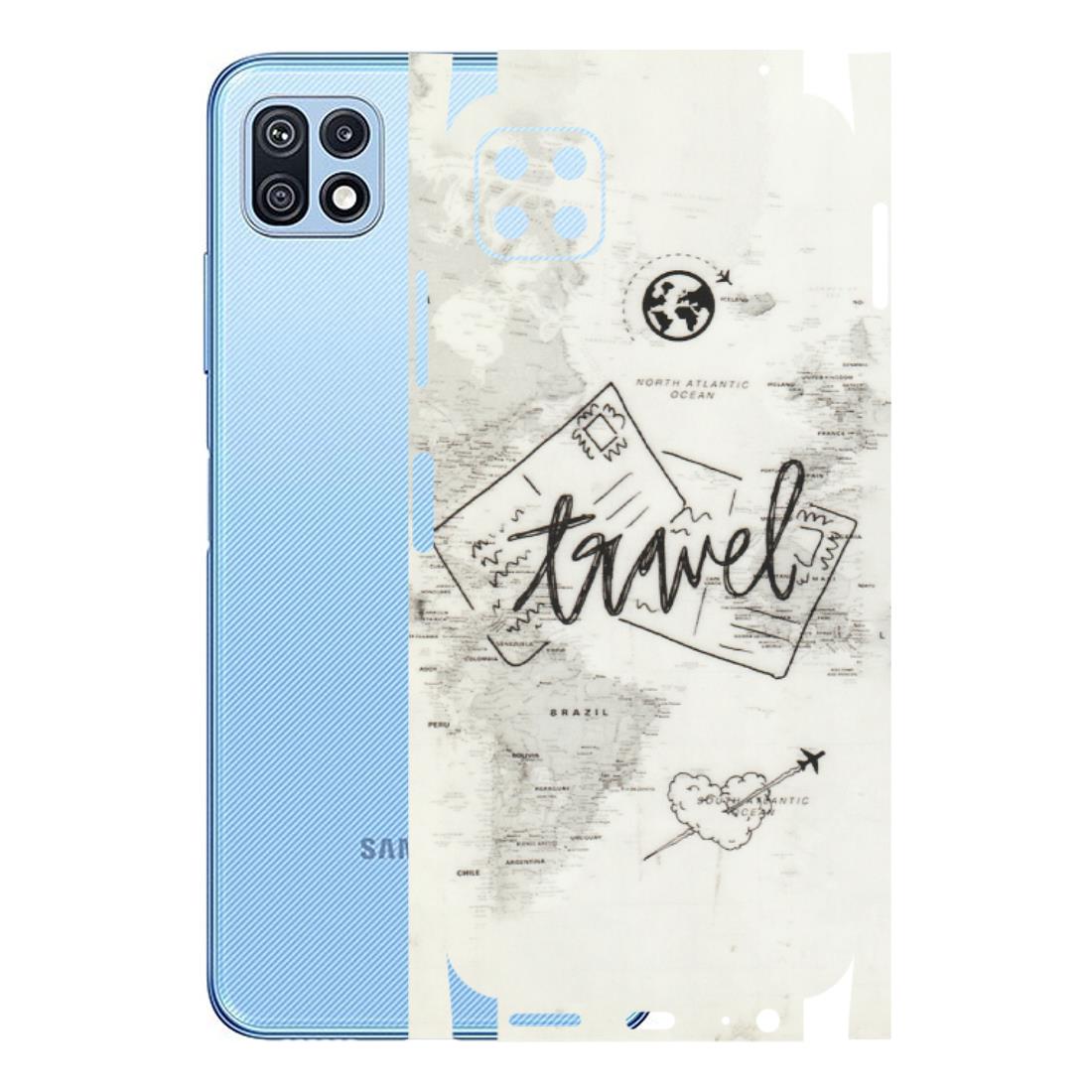 Samsung M/F/Note/Flip and C Phone Skins (All Models) - Travel Ticket - Transparent Finish (T-06) Samsung Galaxy F42 (5G)