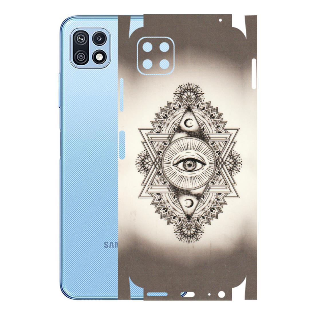 Samsung M/F/Note/Flip and C Phone Skins (All Models) - Illuminati Great Eye - Transparent Finish (T-14) Samsung Galaxy F42 (5G)