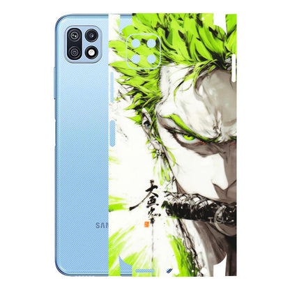 Samsung M/F/Note/Flip and C Phone Skins (All Models) - Roro Taku Anime - Transparent Finish (T-18) Samsung Galaxy F42 (5G)