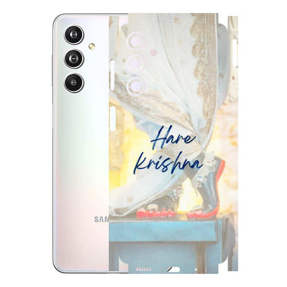 Samsung M/F/Note/Flip and C Phone Skins (All Models) - Hare Krishna - 3D Embossed Finish (L-03) Samsung Galaxy F54 (5G)
