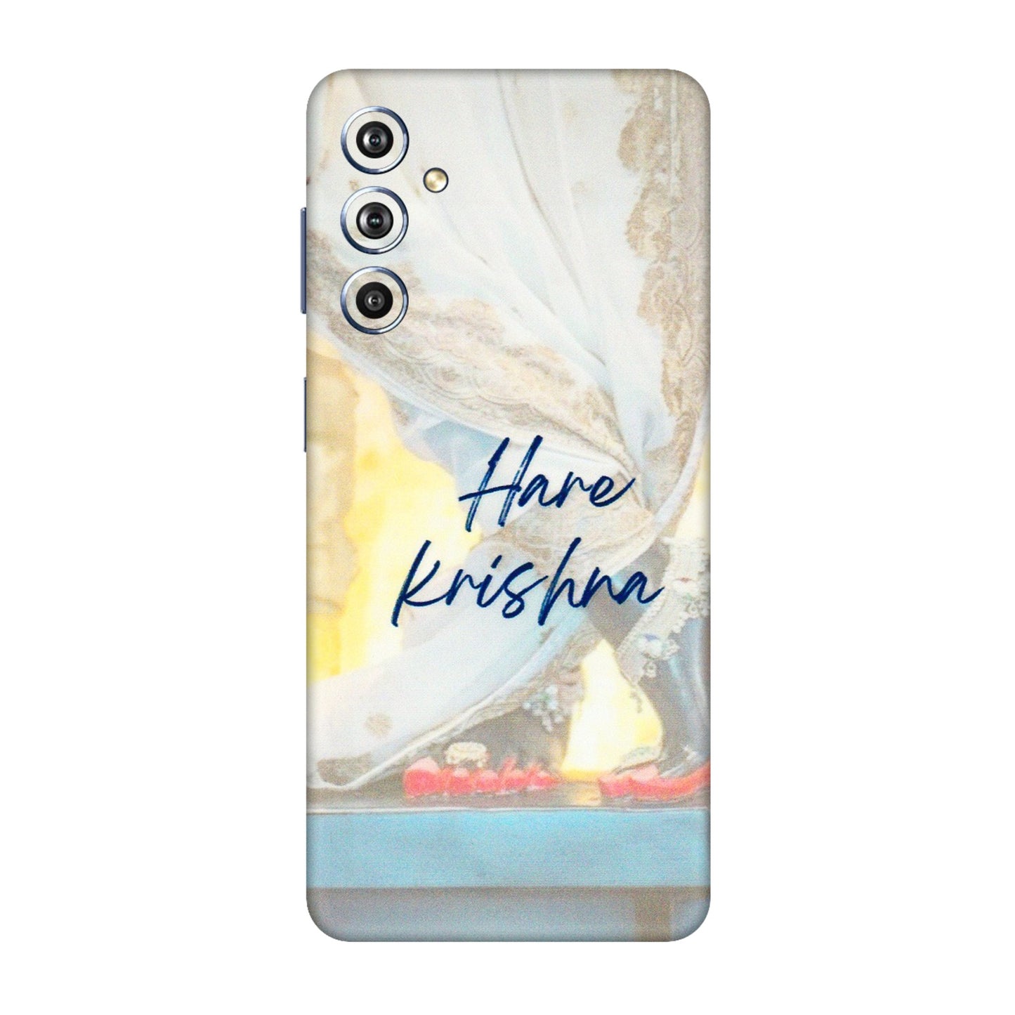 Samsung M/F/Note/Flip and C Phone Skins (All Models) - Hare Krishna - 3D Embossed Finish (L-03) Samsung Galaxy F54 (5G)
