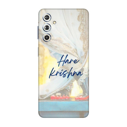 Samsung M/F/Note/Flip and C Phone Skins (All Models) - Hare Krishna - 3D Embossed Finish (L-03) Samsung Galaxy F54 (5G)
