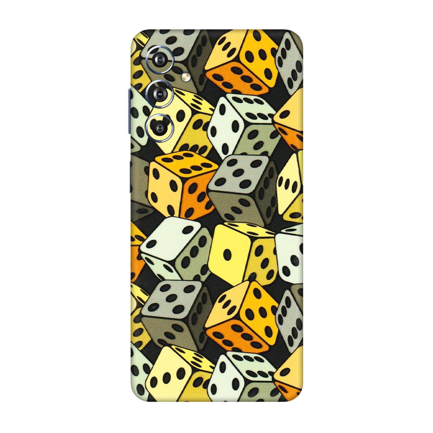 Samsung M/F/Note/Flip and C Phone Skins (All Models) - Dices Of Life - 3D Embossed Finish (L-04) Samsung Galaxy F54 (5G)