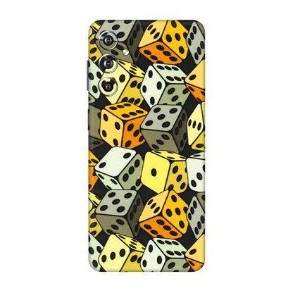 Samsung M/F/Note/Flip and C Phone Skins (All Models) - Dices Of Life - 3D Embossed Finish (L-04) Samsung Galaxy F54 (5G)