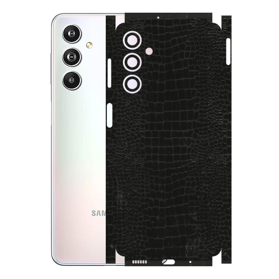 Samsung M/F/Note/Flip and C Phone Skins (All Models) - Snake Leather Black - 3D Embossed Finish (L-107) Samsung Galaxy F54 (5G)