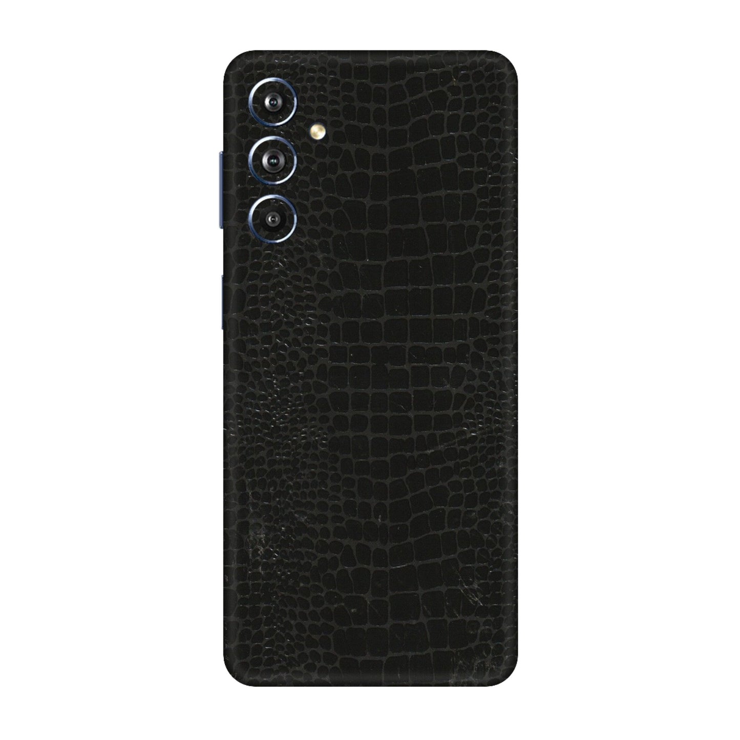 Samsung M/F/Note/Flip and C Phone Skins (All Models) - Snake Leather Black - 3D Embossed Finish (L-107) Samsung Galaxy F54 (5G)