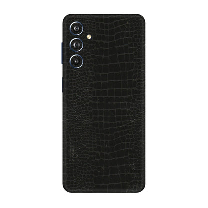 Samsung M/F/Note/Flip and C Phone Skins (All Models) - Snake Leather Black - 3D Embossed Finish (L-107) Samsung Galaxy F54 (5G)