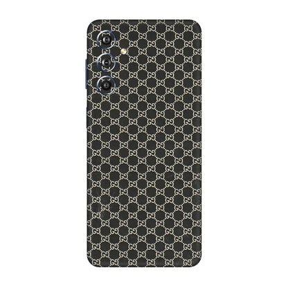 Samsung M/F/Note/Flip and C Phone Skins (All Models) - Black G Print - 3D Embossed Finish (L-109) Samsung Galaxy F54 (5G)