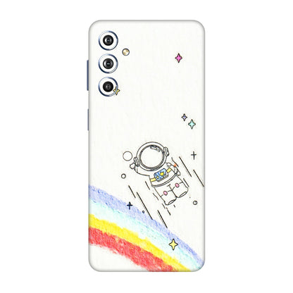 Samsung M/F/Note/Flip and C Phone Skins (All Models) - Milkyway Astronaut - 3D Embossed Finish (L-110) Samsung Galaxy F54 (5G)