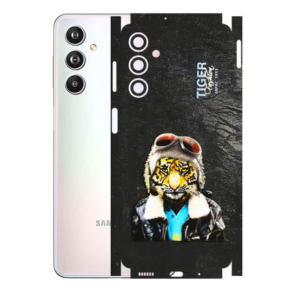 Samsung M/F/Note/Flip and C Phone Skins (All Models) - Rider Tiger - 3D Embossed Finish (L-113) Samsung Galaxy F54 (5G)