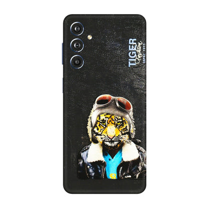 Samsung M/F/Note/Flip and C Phone Skins (All Models) - Rider Tiger - 3D Embossed Finish (L-113) Samsung Galaxy F54 (5G)