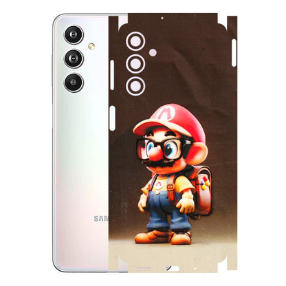 Samsung M/F/Note/Flip and C Phone Skins (All Models) - Little Mario - 3D Embossed Finish (L-119) Samsung Galaxy F54 (5G)