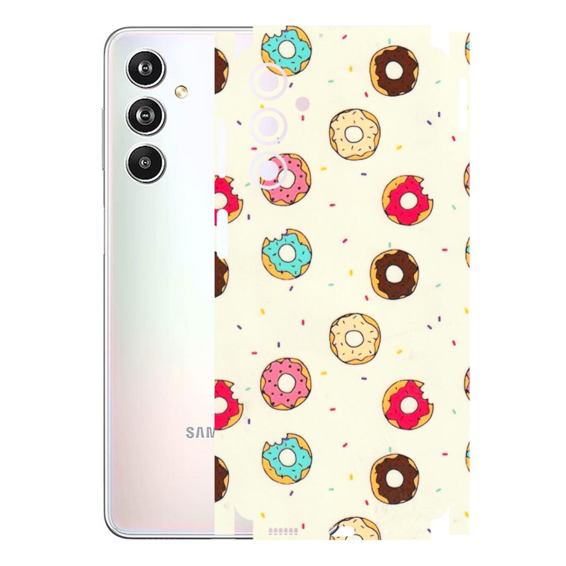 Samsung M/F/Note/Flip and C Phone Skins (All Models) - Mini Donuts Doodle Art - 3D Embossed Finish (L-122) Samsung Galaxy F54 (5G)