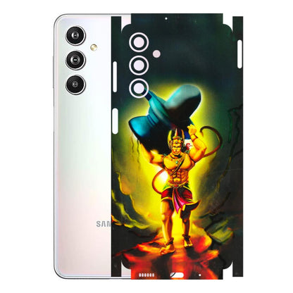 Samsung M/F/Note/Flip and C Phone Skins (All Models) - Hanuman Ji - 3D Embossed Finish (L-128) Samsung Galaxy F54 (5G)