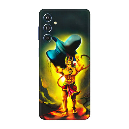 Samsung M/F/Note/Flip and C Phone Skins (All Models) - Hanuman Ji - 3D Embossed Finish (L-128) Samsung Galaxy F54 (5G)