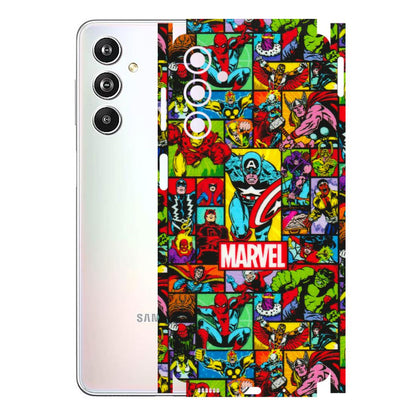 Samsung M/F/Note/Flip and C Phone Skins (All Models) - MARVELOUS Comic Characters - 3D Embossed Finish (L-129) Samsung Galaxy F54 (5G)