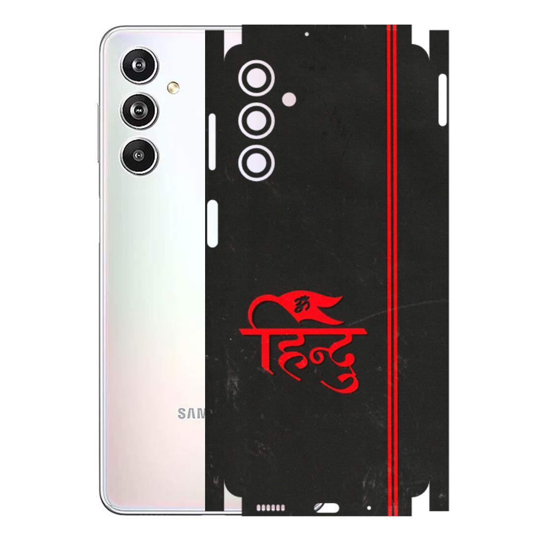 Samsung M/F/Note/Flip and C Phone Skins (All Models) - Hindu Black - 3D Embossed Finish (L-153) Samsung Galaxy F54 (5G)