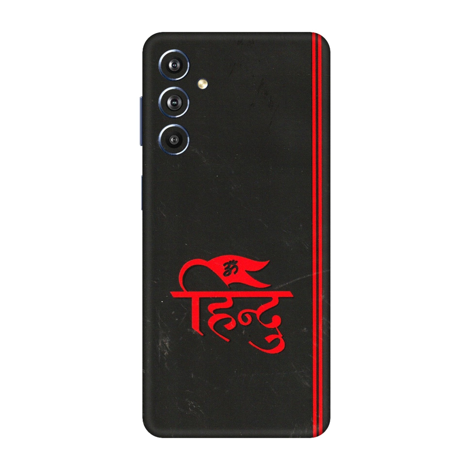 Samsung M/F/Note/Flip and C Phone Skins (All Models) - Hindu Black - 3D Embossed Finish (L-153) Samsung Galaxy F54 (5G)