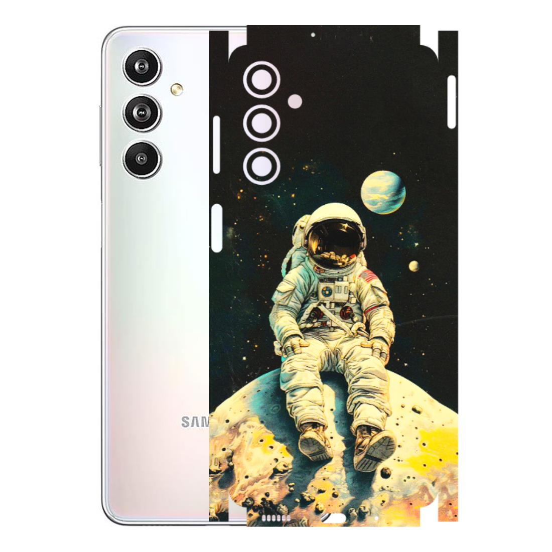 Samsung M/F/Note/Flip and C Phone Skins (All Models) - Astronaut in Space - 3D Embossed Finish (L-16) Samsung Galaxy F54 (5G)