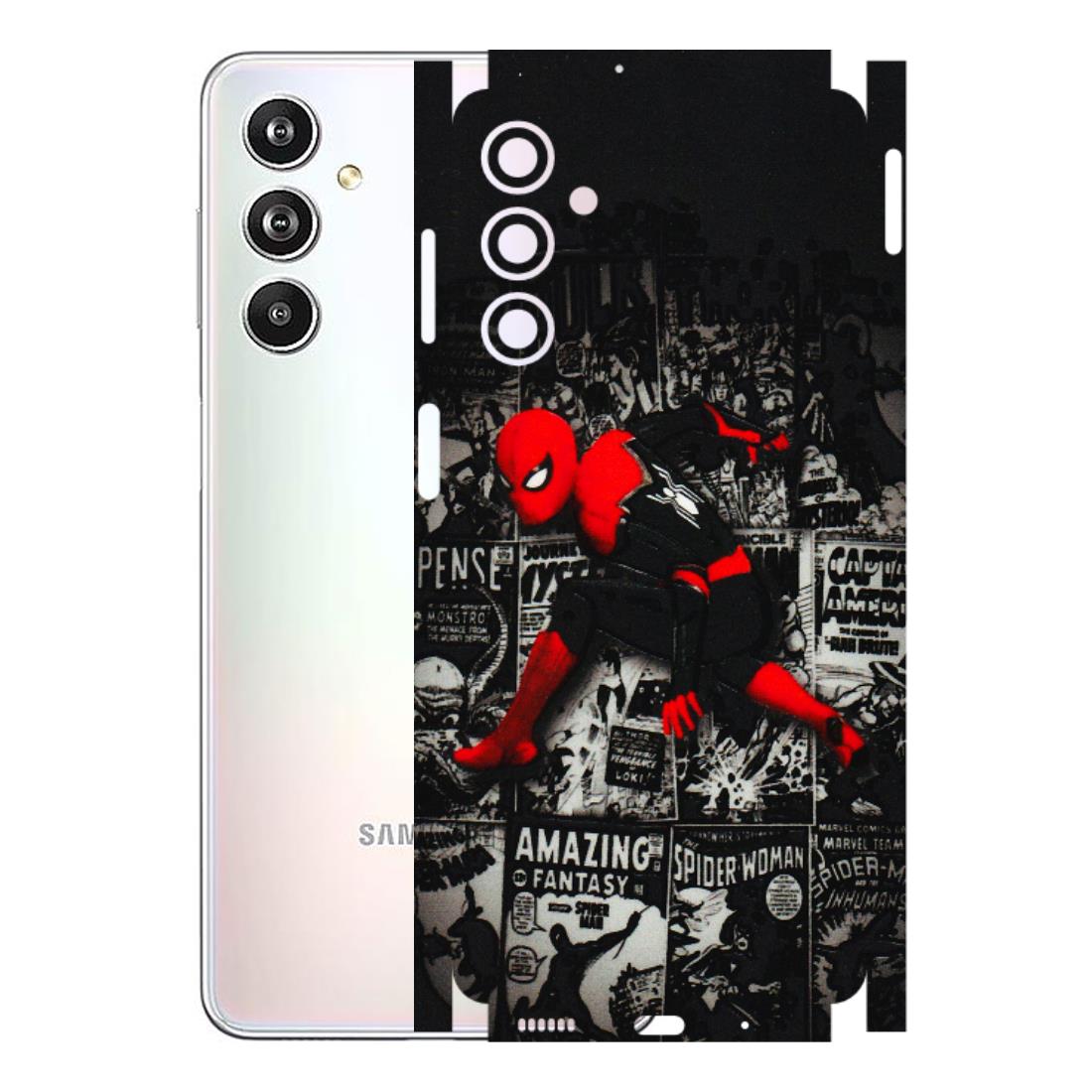 Samsung M/F/Note/Flip and C Phone Skins (All Models) - SpiderMan New - 3D Embossed Finish (L-162) Samsung Galaxy F54 (5G)
