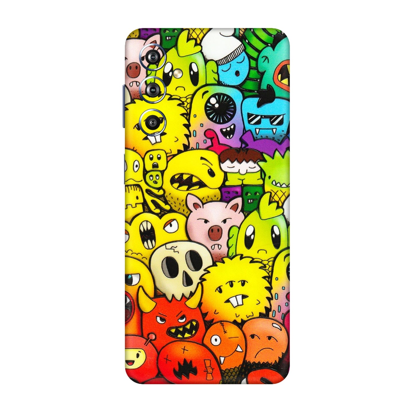 Samsung M/F/Note/Flip and C Phone Skins (All Models) - Angry Funkies - 3D Embossed Finish (L-169) Samsung Galaxy F54 (5G)