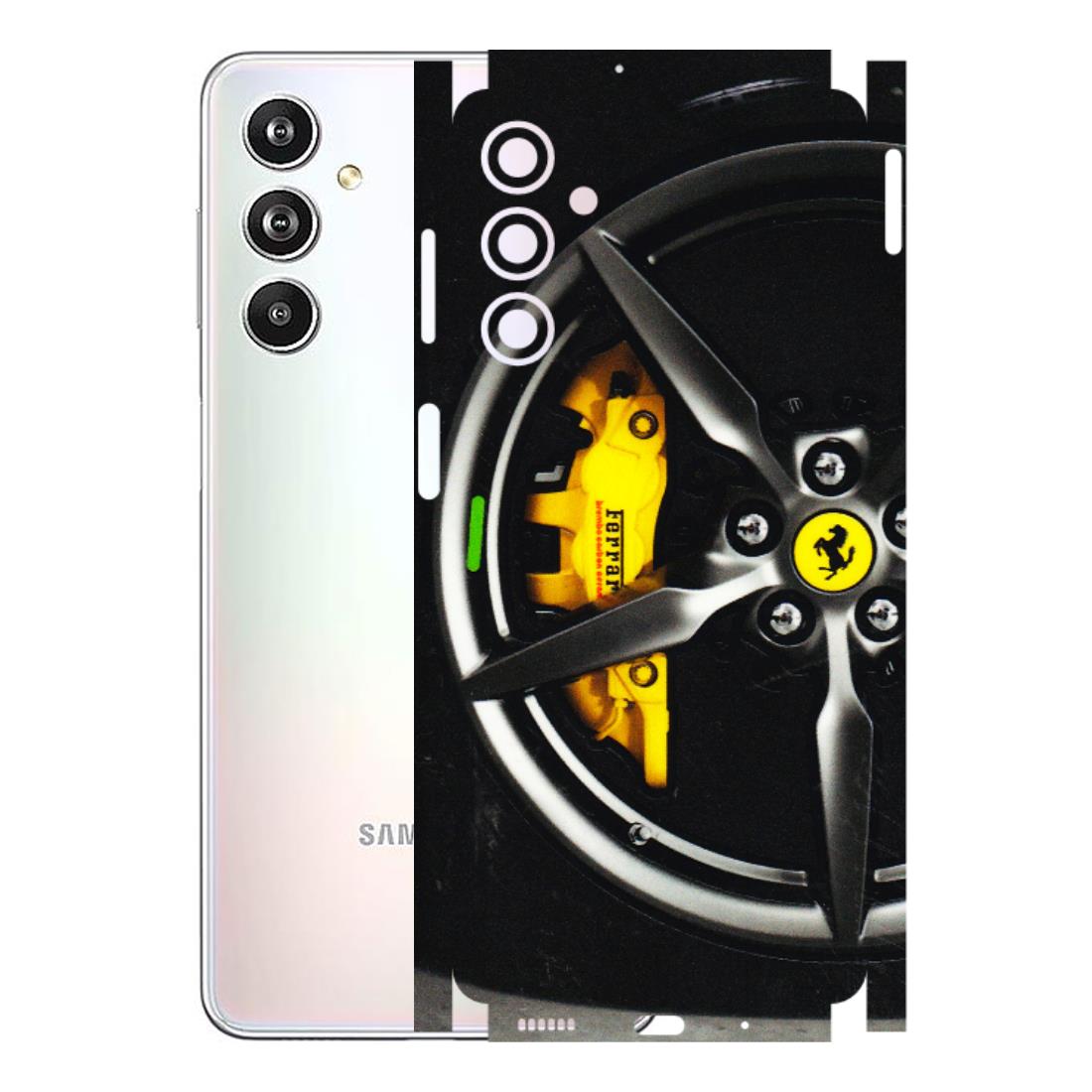 Samsung M/F/Note/Flip and C Phone Skins (All Models) - Ferrari Wheel Alloy - 3D Embossed Finish (L-173) Samsung Galaxy F54 (5G)
