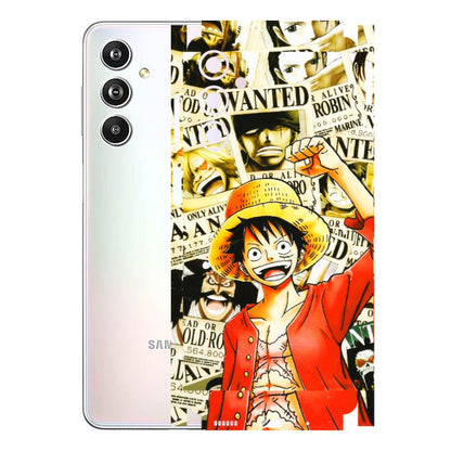 Samsung M/F/Note/Flip and C Phone Skins (All Models) - Luffy Anime - 3D Embossed Finish (L-177) Samsung Galaxy F54 (5G)