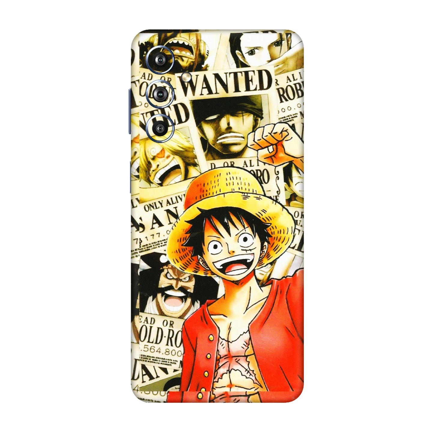 Samsung M/F/Note/Flip and C Phone Skins (All Models) - Luffy Anime - 3D Embossed Finish (L-177) Samsung Galaxy F54 (5G)