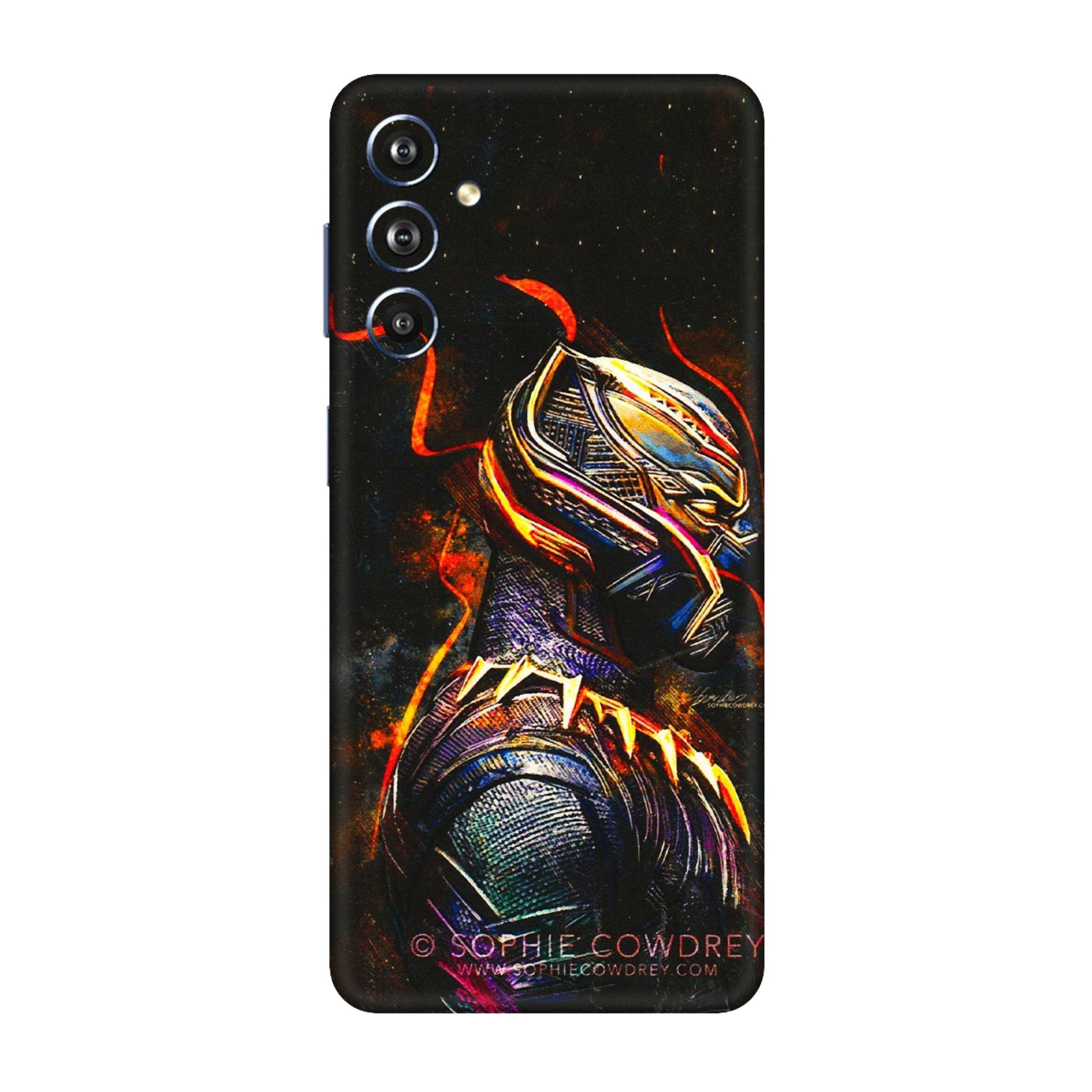 Samsung M/F/Note/Flip and C Phone Skins (All Models) - Black Panther - 3D Embossed Finish (L-190) Samsung Galaxy F54 (5G)