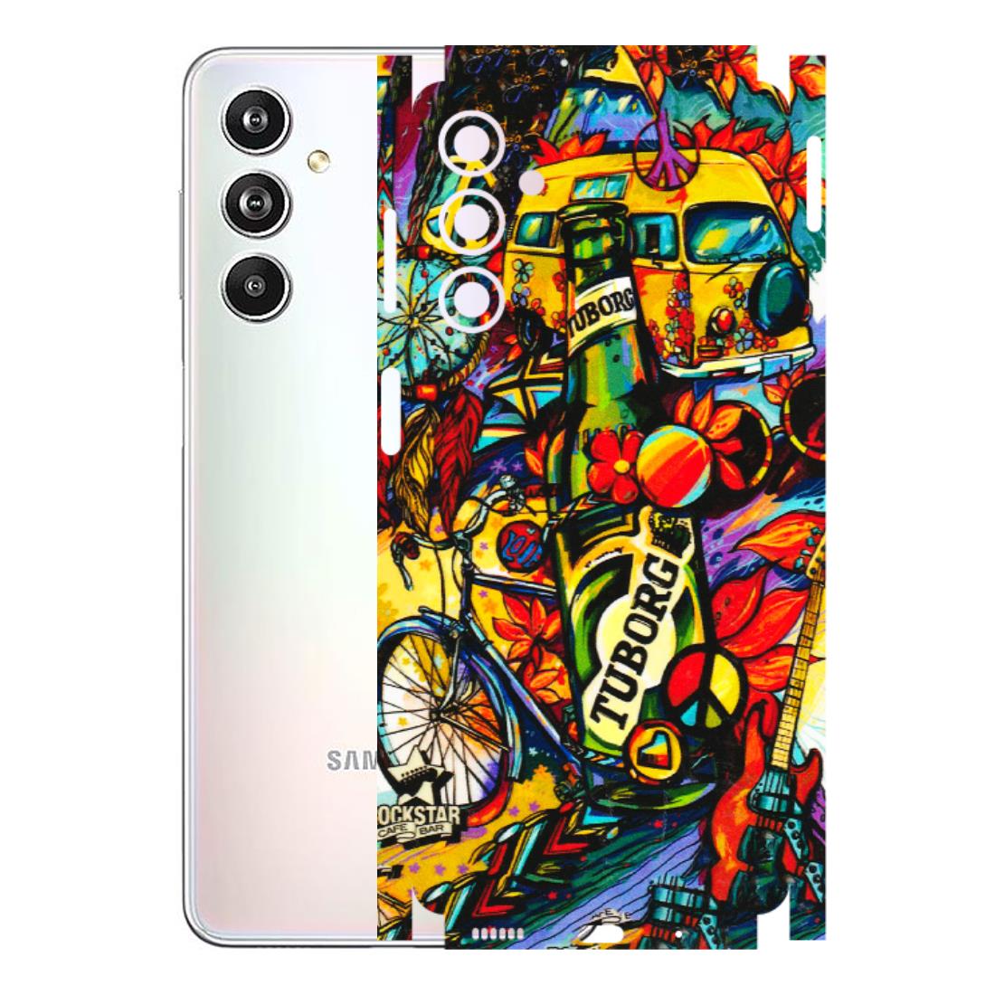 Samsung M/F/Note/Flip and C Phone Skins (All Models) - Cool Beer Bottle - 3D Embossed Finish (L-193) Samsung Galaxy F54 (5G)
