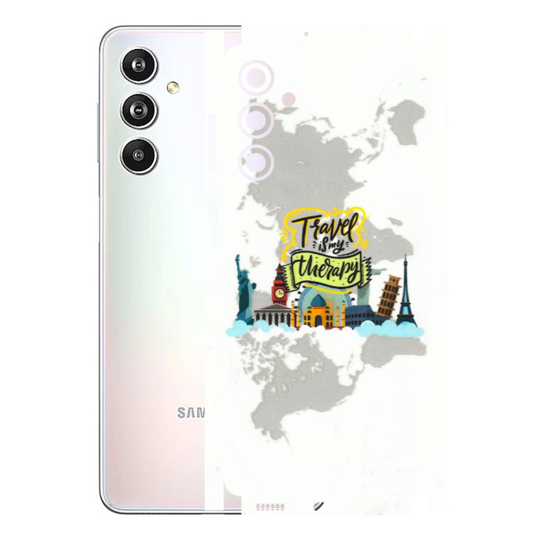 Samsung M/F/Note/Flip and C Phone Skins (All Models) - Travel Therapy - 3D Embossed Finish (L-199) Samsung Galaxy F54 (5G)