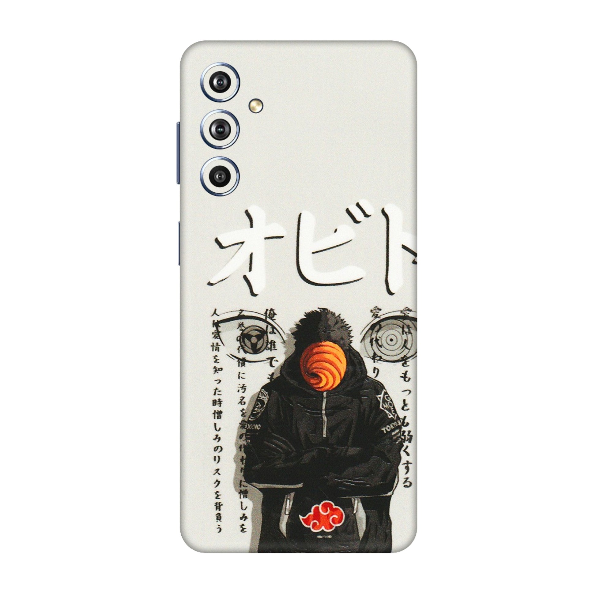 Samsung M/F/Note/Flip and C Phone Skins (All Models) - Obito Anime Eye - 3D Embossed Finish (L-19) Samsung Galaxy F54 (5G)